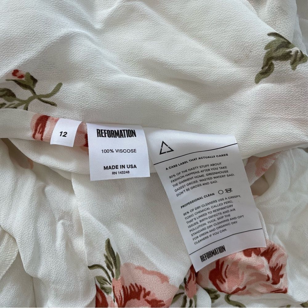 Reformation Callalily Floral Wrap Maxi Dress in Henrietta - Picture 11 of 12